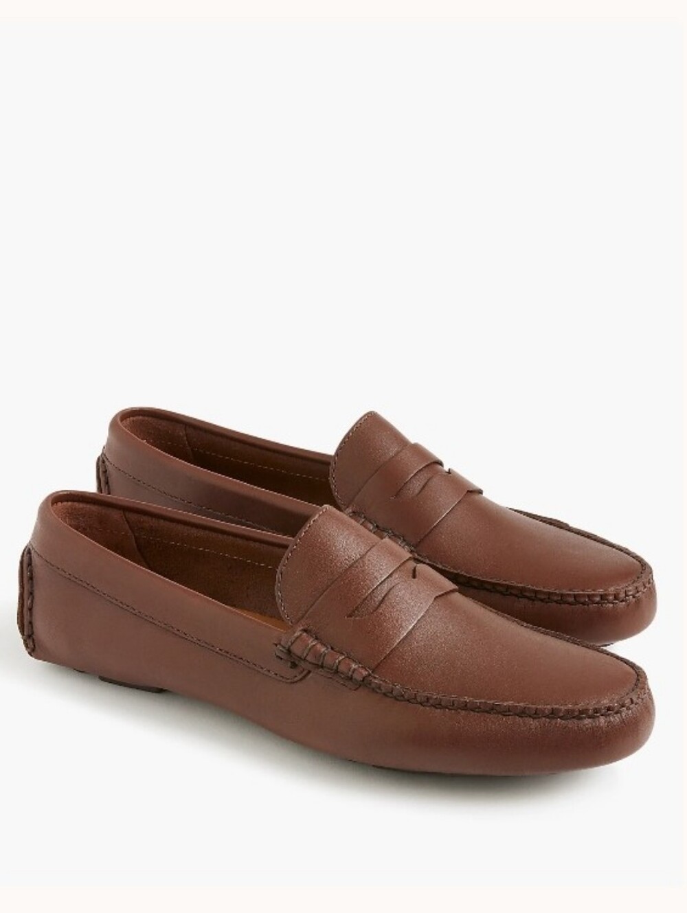 J. Crew Leather Driving Shoes - Brown